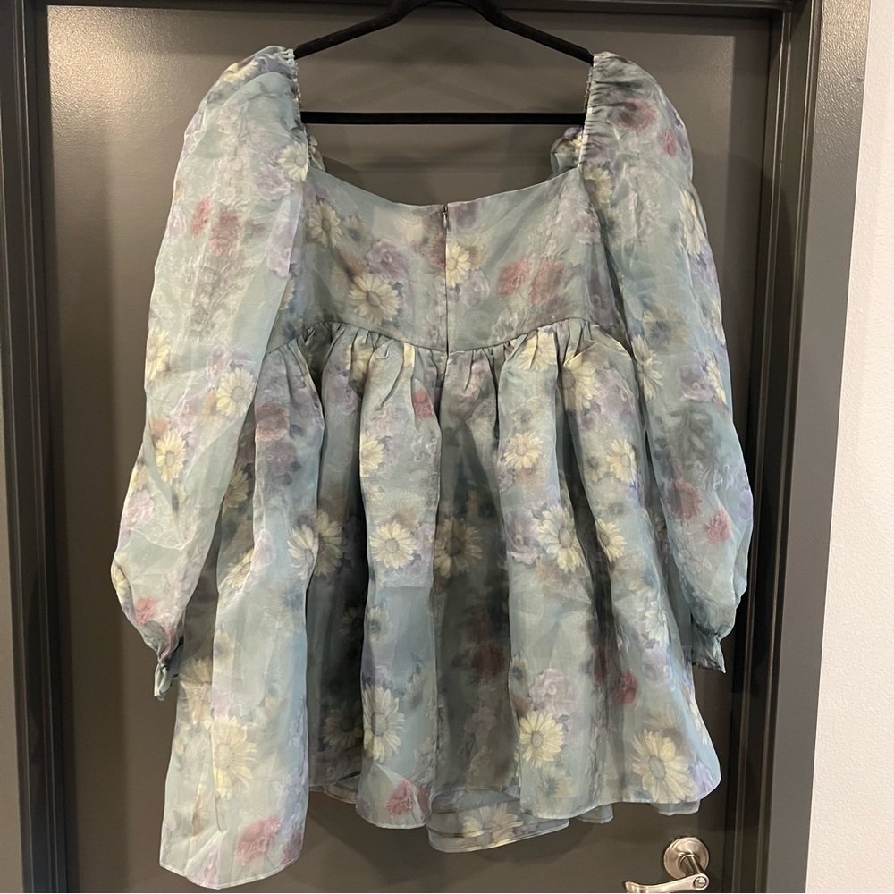 Selkie the Puff Dress in Chalk Dust Floral Size 3X NEW! New with tags! - Picture 10 of 12